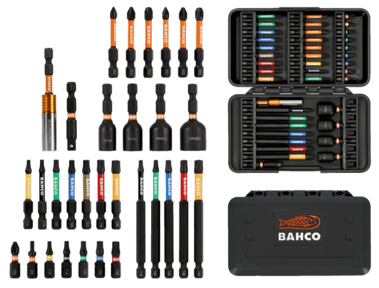 Bahco Bitssats impact 40-delar • snabbfäste