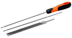 Bahco Filningssats 4,0mm, 4-delar