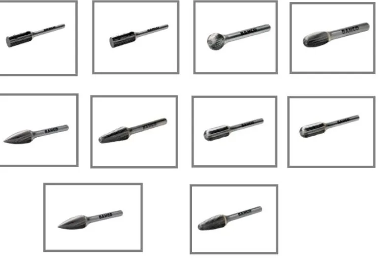 Bahco Roterande filar set 10-delar