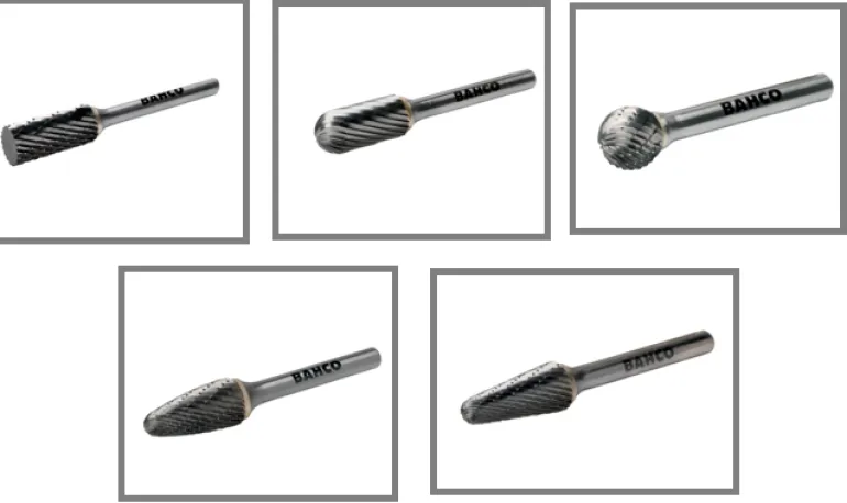 Bahco Roterande filar set2 5-delar