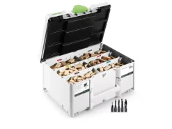 Festool DOMINO-brickor bok, sortiment DS 4/5/6/8/10 1060 BU