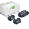 Festool Laddpaket SYS 18V 2xTBX8/SCA16