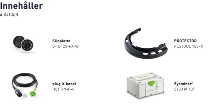 Festool Slip- och polermaskin ROTEX Ro 125 FEQ-Plus