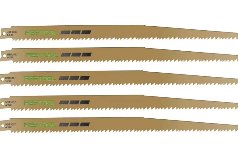 Festool Tigersågblad HSR 305 trä/spik BI 5-pack
