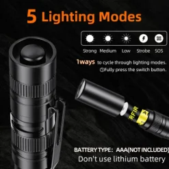 Ficklampa Pen L28, 121 Lumens