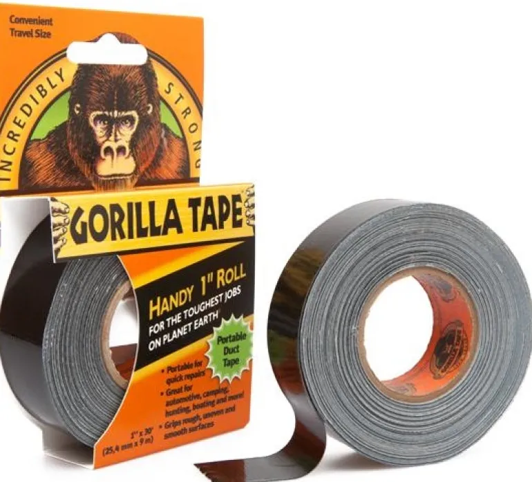 Gorilla Vävtejp svart To-Go 25mm x 9m