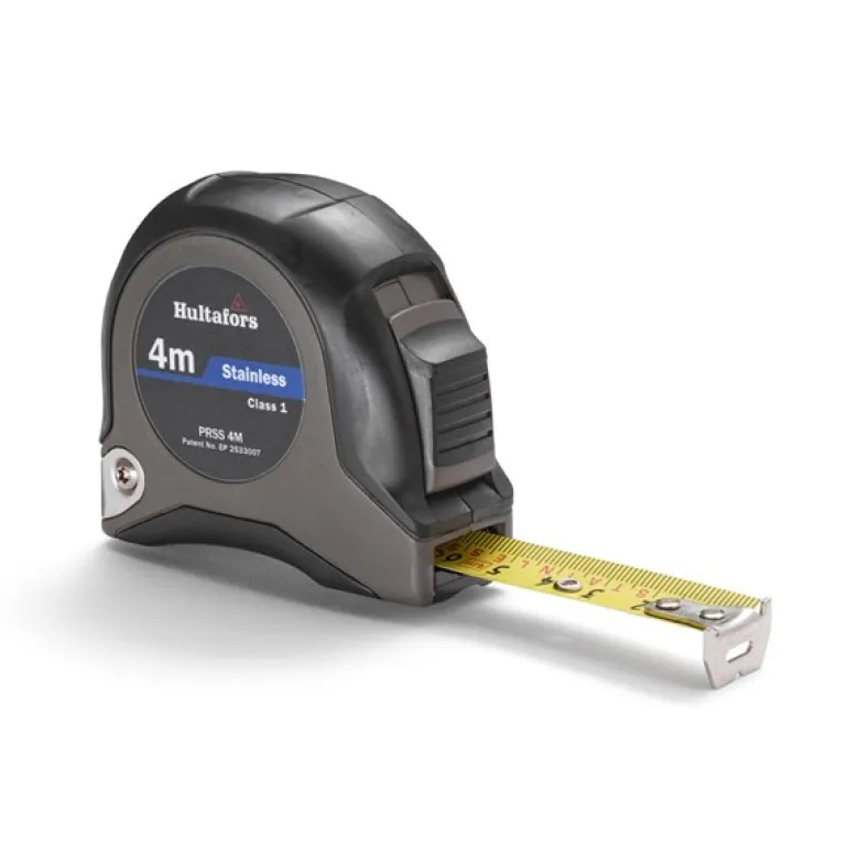 Hultafors Mätband PRSS 4 meter Rostfritt