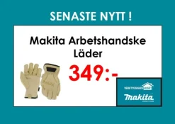 Makita Arbetshandske, läder