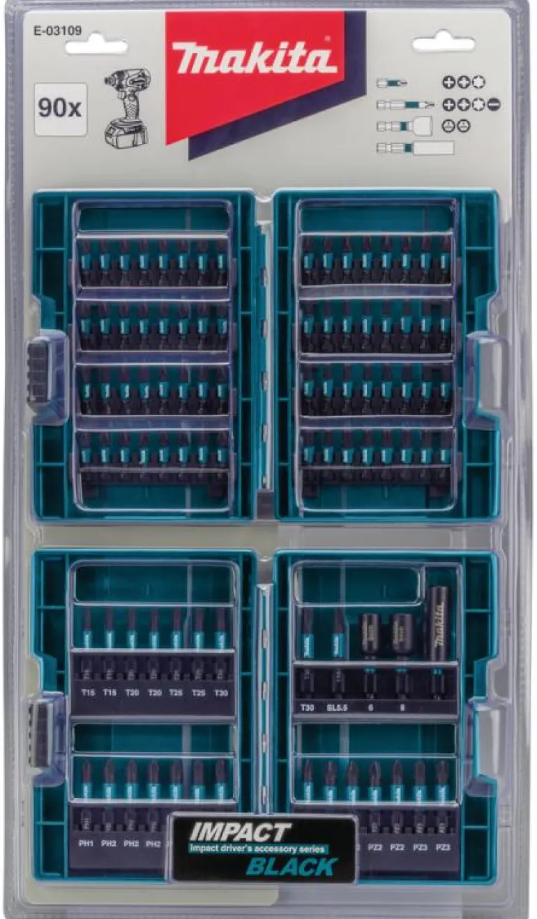 Makita Black Bitssats 90-del