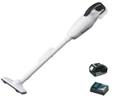 Makita DCL180SFW Dammsugare 18V, komplett VIT