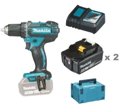 Makita DDF482RGJ Borrskruvdragare 18V, komplett 6,0Ah
