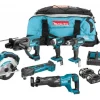 Makita DLX6038T Combokit (6 st maskiner i väska +1st extra 5,0Ab-batteri-på-köpet! Värde 995:-