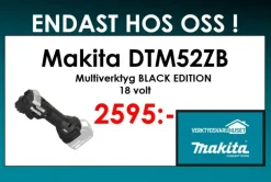 Makita DTM52ZB Multiverktyg 18V -Black edition