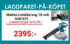Makita DUB187Z Lövsug /blås 18V