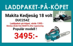 Makita DUC254Z Kedjesåg 18V (25cm)