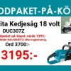Makita DUC307Z Kedjesåg 18V (30cm)