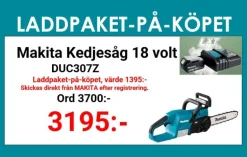 Makita DUC307Z Kedjesåg 18V (30cm)