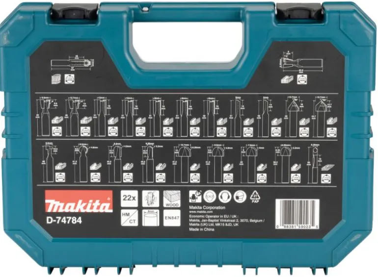 Makita Frässet 22-delar