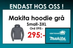 Makita Hoodie grå