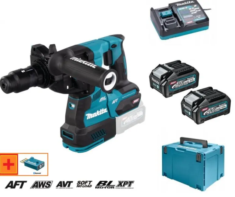 Makita HR002GM202 Kombihammare 40V, komplett