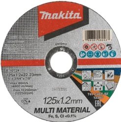 Makita kapskiva 125x1,2mm multi