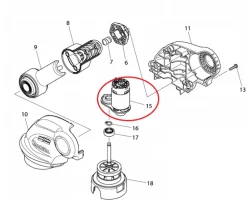 Makita Motor till DUR181