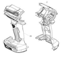 Makita 183N06-8 Skal till DTD171
