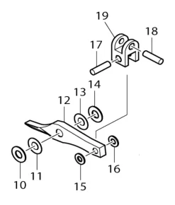 Makita Reservdel Pinne 5, DJS101, DJS161