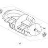 Makita reservdel Skovelhjul till SN400MP