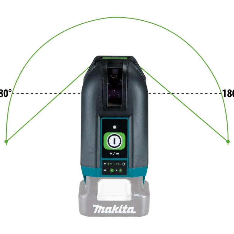 Makita SK105GDZ Krysslaser 12V (Grön) + laddpaket-på-köpet , Värde 1395:-