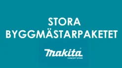 Makita Stora byggmästarpaketet(20 st maskiner+radio+lampa+väskor).
