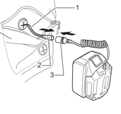 Makita strömadapter för värme-väst, jacka.