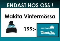 Makita Vintermössa med tofs