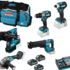 Makita XGT593 Combokit 40V (5 st maskiner i väska)
