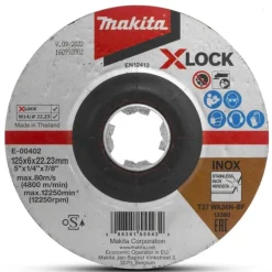 Makita X-lock Slipskiva 125x6 mm INOX