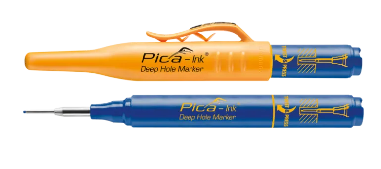 Pica Ink Djuphålsmärkpenna blå