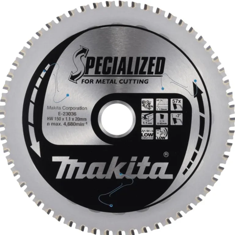 Sågklinga Metall 150x20x1,1 57T Specialized