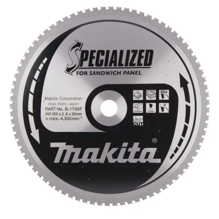 Sågklinga Sandwich 355x30x2,6 80T Specialized