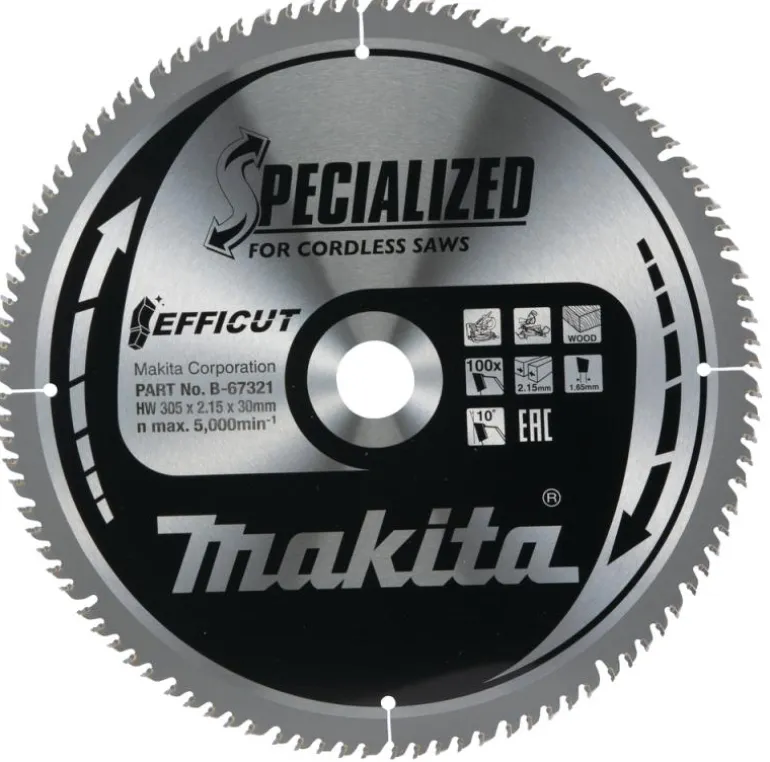 Sågklinga Trä 305x30x2,15 100T Efficut