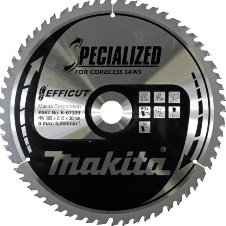 Sågklinga Trä 305x30x2,15 60T Efficut