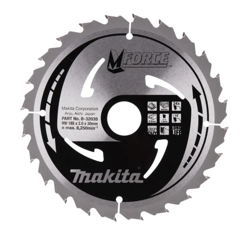 Sågklinga Trä 185x30x2,0 24T M-Force