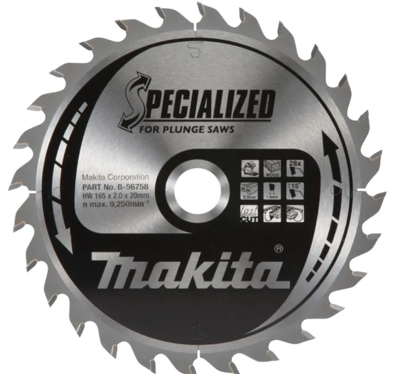 Sågklinga Trä 165x20x2,0 28T Specialized
