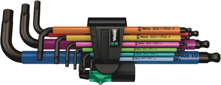 Wera L-Nyckelsats insex 9-delar