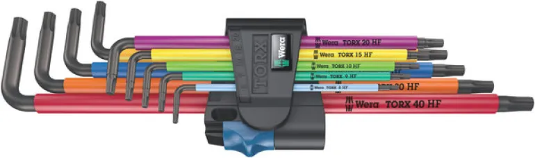 Wera L-Nyckelsats torx 9-delar - med hållarfunktion